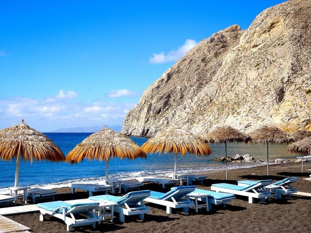 Santorini Seaside Retreat - Flora'S Summer Escape ペリッサ エクステリア 写真